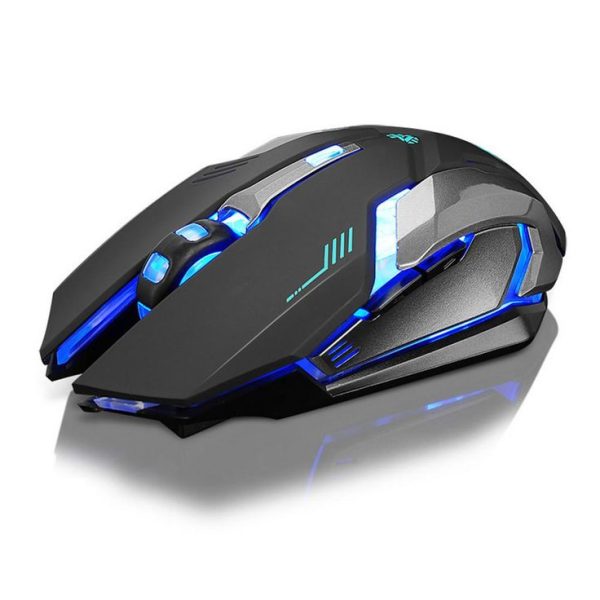 RGB Wireless Mouse - Slim & Silent 7 Colour LED Lights